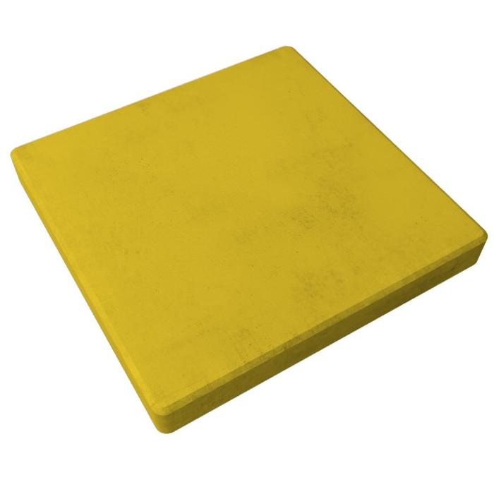 Квадратная тротуарная плитка 330х330х60 Желтый