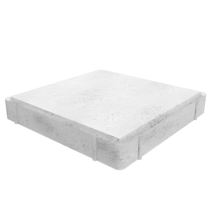 Квадратная тротуарная плитка 500х500х80 мм Белый